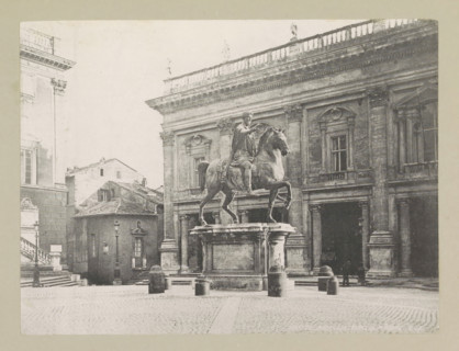 Marcus Aurelius, Capitol - Rome, page, photomechanical print, photographer: Samuel J. Beckett,