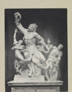 Laocoon group, page, photomechanical print, photographer: Samuel J. Beckett, Vatican Museums, c.