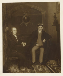Mr. Dobie and mr. Wilson, photograph, reproduction, page, after painting by anonymous, c. 1886 - in