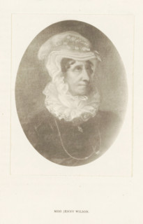 Miss Jenny Wilson, photograph, reproduction, page, after painting by anonymous, c. 1886 - in or