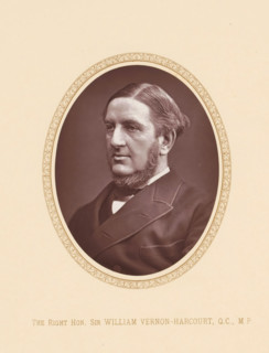 The right hon. Sir William Vernon-Harvourt, QC, MP, page, photomechanical print, c. 1875 - c. 1880,