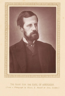 The right hon. the Earl of Aberdeen, page, photomechanical print, photographer: Russell & Sons,