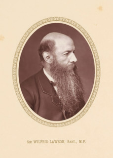 Sir Wilfrid Lawson, Bart., MP, page, photomechanical print, c. 1875 - c. 1880, photographer,