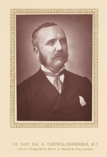 The right hon. H. Campbell-Bannerman, MP, page, photomechanical print, photographer: Russell &
