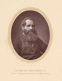 The right hon. Earl Spencer KG, page, photomechanical print, photographer: London Stereoscopic