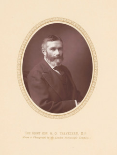 The right hon. GO Trevelyan, MP, page, photomechanical print, photographer: London Stereoscopic