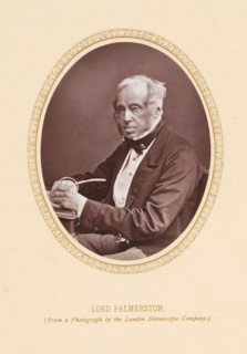 Lord Palmerston, Portrait of Henry John Temple, page, photomechanical print, photographer: London
