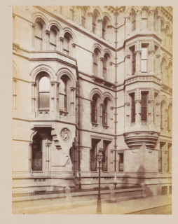 Facade of Manchester City Hall, photograph, page, title: 'The Lloyd Street Façade', photographer: J