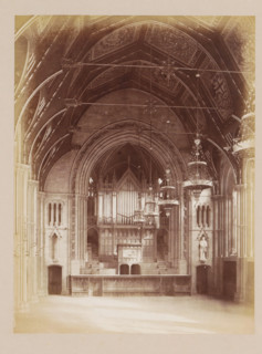 Vestibule in Manchester City Hall, photograph, page, title: 'The Public Hall', photographer: J.