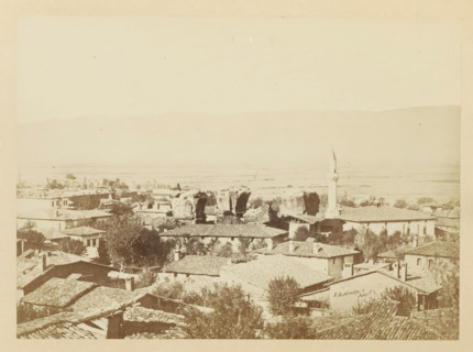 View of Alasehir, photograph, page, photographer: Alexander Svoboda, Alasehir, c. 1859 - in or