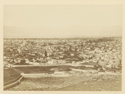 View of Smyrna, photograph, page, photographer: Alexander Svoboda, Smyrna, c. 1859 - in or before
