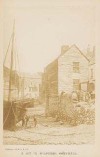Ship on the street in Polperro, A bit in Polerro, Cornwall, photograph, page, photographer: Lewis &