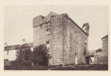Wraysholme Tower, View of Wraysholme Tower, page, photomechanical print, photographer: Wright, HM &