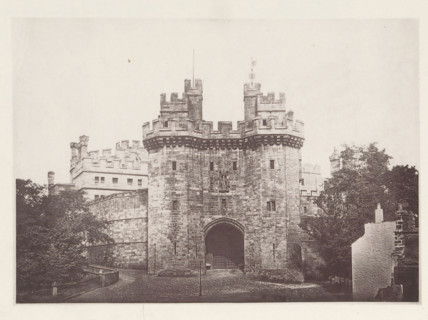 Lancaster Castle. 1876, View of Lancaster Castle, page, photomechanical print, photographer: