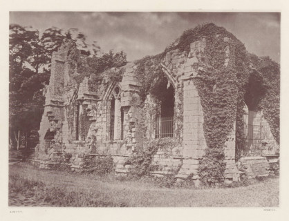 Furness Abbey_the guest chapel, Chapel at the ruins of Furness Abbey, page, photomechanical print,