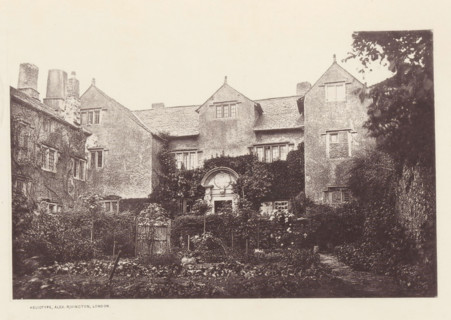 Cark Hall, View of a country house in Cark, page, photomechanical print, photographer: Alex
