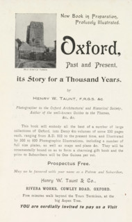 Old castle tower, page, photomechanical print, maker: Henry W. Taunt, Oxford, c. 1907 - in or