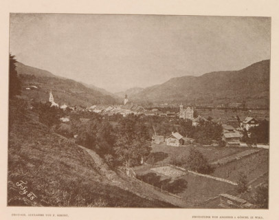 View of Schladming, Östliche Ansicht von Schlädming, page, photomechanical print, number: 'IV.',