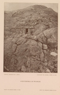 Schutzhöhle im Wildkar, Shelter on the Wildkarspitze, page, photomechanical print, number: 'XIV.',