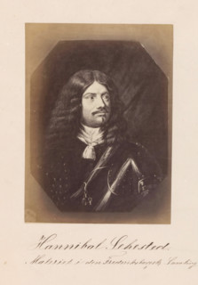 Hannibal Sehested, Photographic reproduction of a painting, depicting a portrait of Hannibal