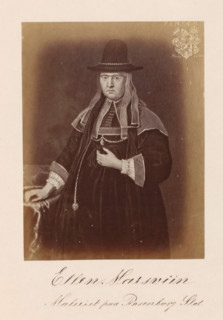 Photo reproduction of a painting depicting a portrait of Ellen Marsvin, Ellen Marsviin, photograph,