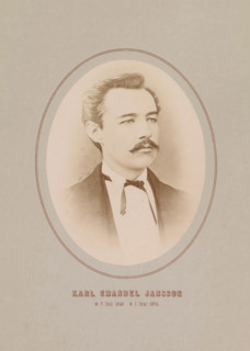 Karl Emanuel Jansson, Photo reproduction of a portrait of Karl Emanuel Jansson, photograph,