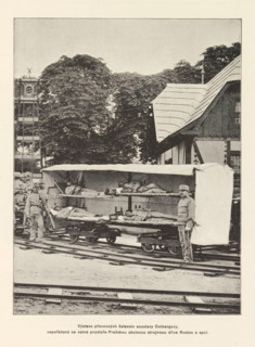 Sleeping compartment on rails, Výstava prenosných zeleznic soustavy Dolbergovy, uspodaradaná ve