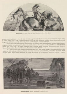 Mikulas Ales, Hanus Schwaiger, Two photoreproductions of paintings, depicting a woman showing a man