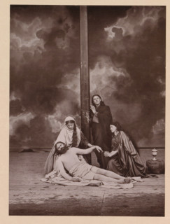Pietà, page, photomechanical print, photographer: Carl Stockmann, Oberammergau, cliché maker: