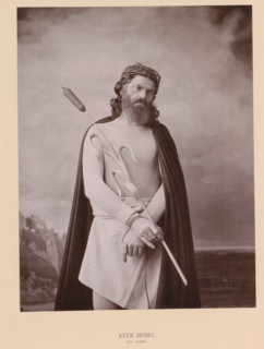 Ecce Homo (Jos Maier), page, photomechanical print, inscription: 'Gemeinde Oberammergau