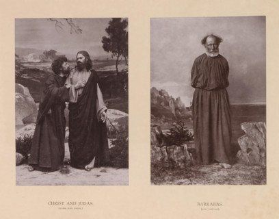 Barrabas (Joh. Oswald), Christ and Judas (Maier and Zwink), page, photomechanical print,