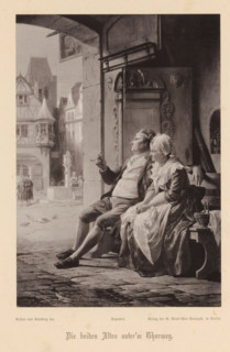 Dieboth Alten unter'm Thorweg, Photoreproduction of a painting depicting Hermann's parents on a