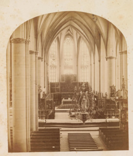Interior of the St. Nicholas Church in Kalkar, photograph, page, photographer: Friedrich Brandt, St