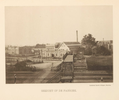 View of the factory, View of the machine factory of Stork & Co. Brothers, page, photomechanical
