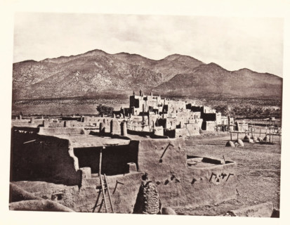 North Pueblo of Taas, page, photomechanical print, number: 'Fig. 27.', photographer: John Karl