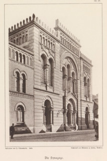 Exterior of the Neue Synagoge te Braunschweig, Die Synagoge, Braunschweig's Baudenkmäler, page,