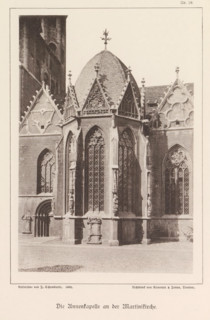 Exterior of the Anna Chapel of St. Martin's Church in Braunschweig, Die Annenkapelle an der