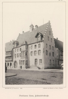 Bierbaum's haus, Fallersleberstraße, Exterior of the Bierbaumsches Haus in Braunschweig,