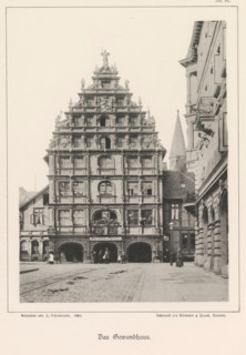 Das Gewandhaus, Front facade of the Gewandhaus in Braunschweig, Braunschweig's Baudenkmäler, page,