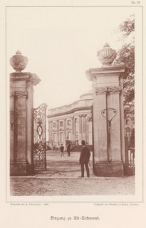 Eingang zu Alt-Richmond, Entrance gate of the Castle Richmond in Braunschweig, Braunschweig's