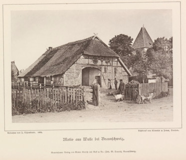 Motiv from Walle bei Braunschweig, Exterior of a farm in Walle, Braunschweig's Baudenkmäler, page,