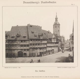 View of the Südklint in Braunschweig, Am Südklint, Braunschweig's Baudenkmäler, page,