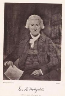 EA Holyoke, Photo reproduction of a portrait of Edward Augustus Holyoke by James Frothingham,