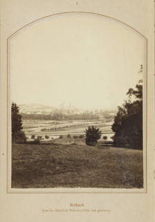 View of Erfurt, Erfurt (von der Friedrich Wilhelm's Höhe aus gesehen), photograph, page, number:
