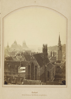 View of Erfurt, seen from the Johannesturm, Erfurt (vom Johannes Kirchthurm aus gesehen),