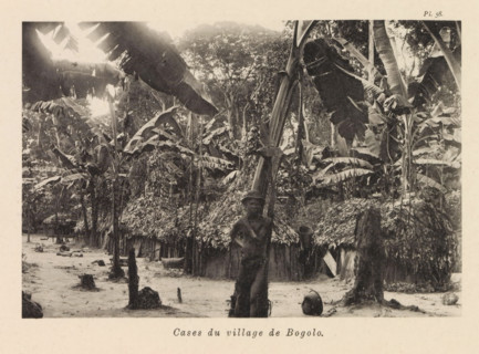 Cases du village de Bogolo, Houses in Bogolo, page, photomechanical print, number: 'Pl. 58.',