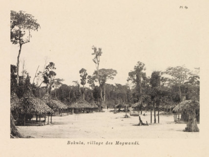 Houses in Bokula, Bokula, village des Mogwandi, page, photomechanical print, number: 'Pl. 69.',