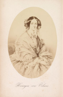 Daughter of Orleans, Photographic reproduction of a painting, depicting a portrait of Helene Luise