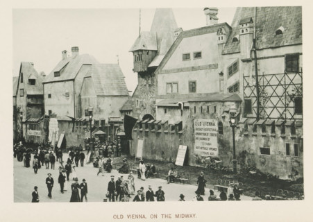 Old Vienna, on the Midway, Replicas of historic buildings at the World's Columbian Exposition in