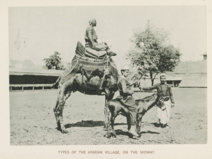 Three men with a camel and a donkey at the World's Columbian Exposition in Chicago in 1893, Types